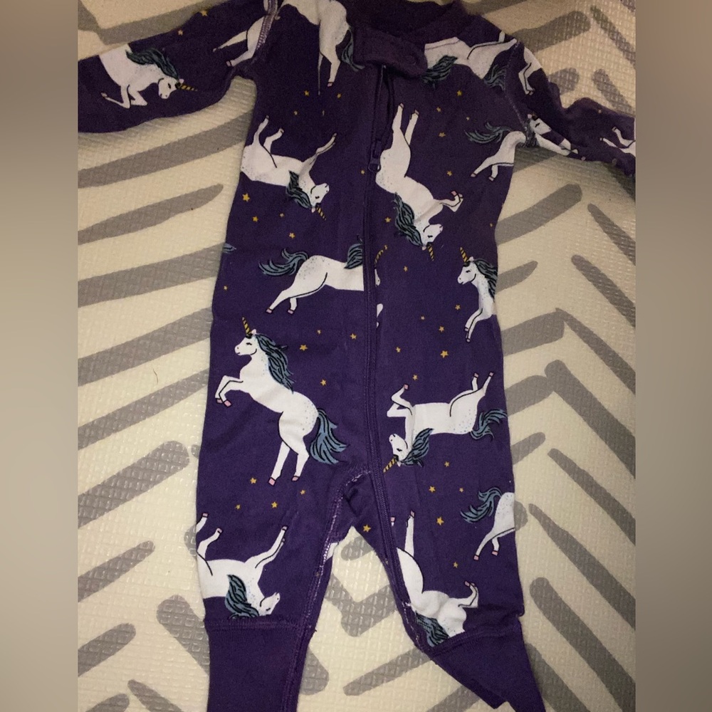 Hanna Andersson baby pajamas. Size 0-3 months